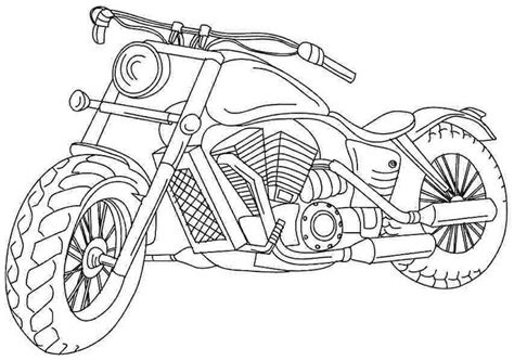 Motorcycle Coloring Pages Pdf For Your Kids Cars