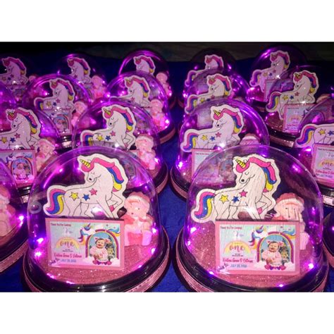 Unicorn Souvenirs And Unicorn Giveaways In Dome With Lights Shopee
