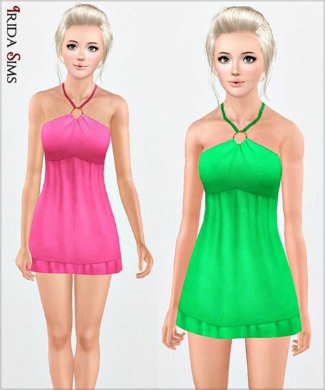 Irida Sims3 Dress 46 I By Irida Sims 3 Downloads Cc Caboodle Sims