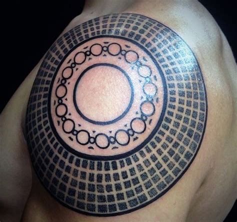 90 Circle Tattoo Designs For Men Circular Ink Ideas Circle Tattoo