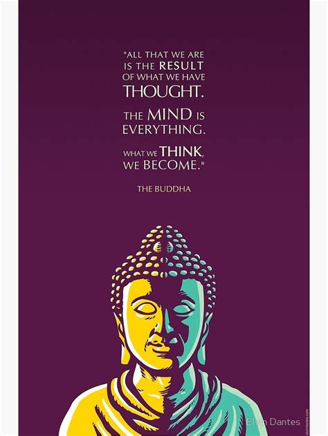 Check out our buddha quote poster selection for the very best in unique or custom, handmade pieces from our декор на стены shops. 'Buddha Quote: The mind is everything' Poster by Elvin Dantes | Buddha quote, Buddha quotes ...
