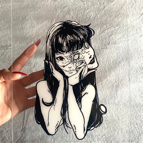 Tomie Junji Ito Anime Glass Painting 8x10in Etsy