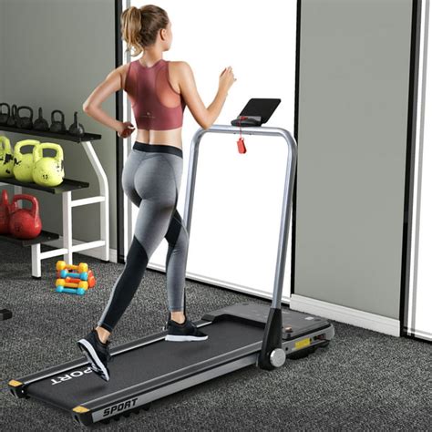 25hp Horizontally Foldable Electric Treadmill Folding Treadmill
