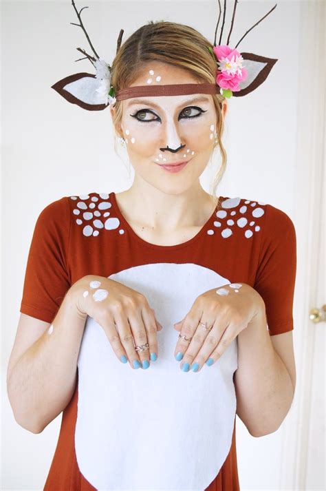 Click Through For A Full Tutorial On How To Make This Adorable Deer Costume For Halloween