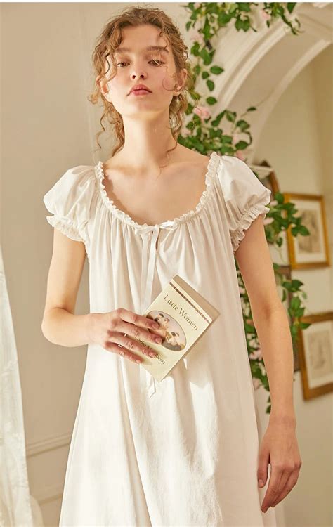 Cotton Victorian Vintage Nightgown Bridal Summer Lace Etsy