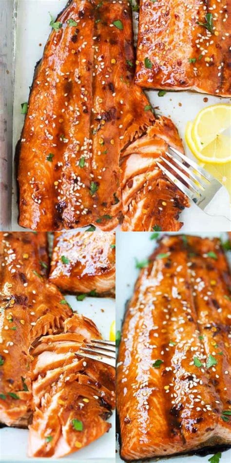 Check spelling or type a new query. This oven baked salmon recipe is so easy and features a savory and flavorful soy sauce glaze ...