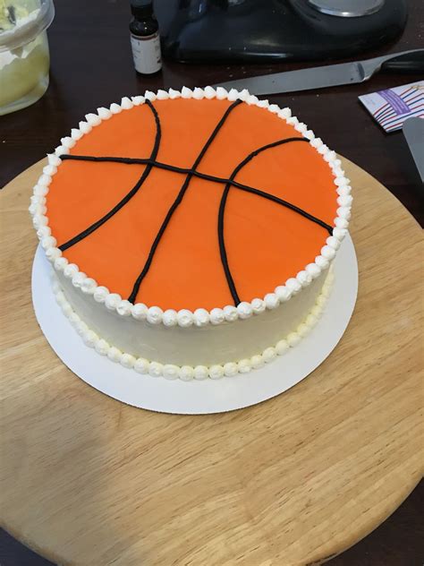 Basketball Cake Basketball Birthday Cake Cake Designs Birthday Basketball Cake