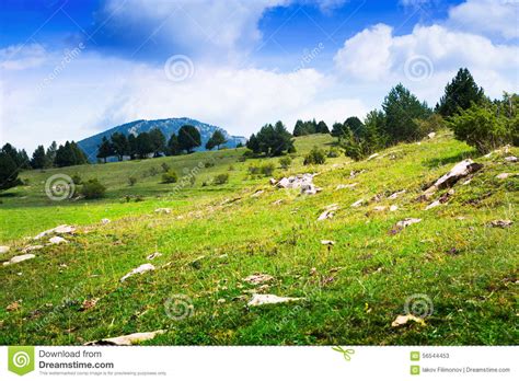 Highland Meadow In Pyrenees Stock Image Image Of Mediterranean