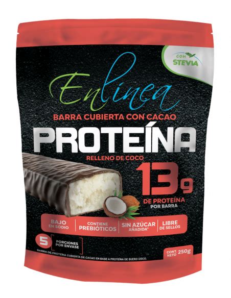 Barra Cubierta ProteÍna Coco 250 Gr