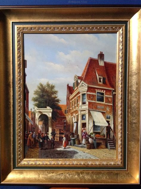 Antiques Atlas Original Dutch Oil Painting By Pc Steenhouwer