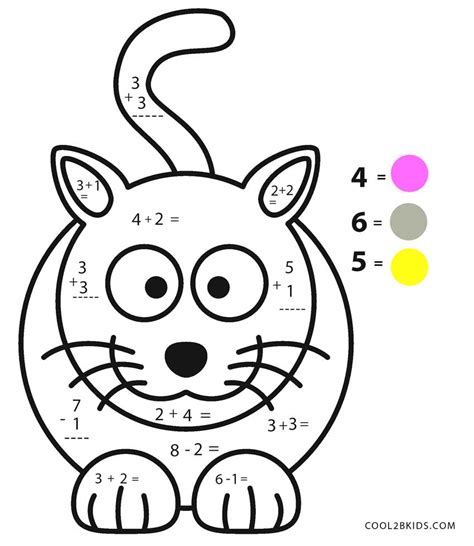 Maths Colouring Pictures For Kids