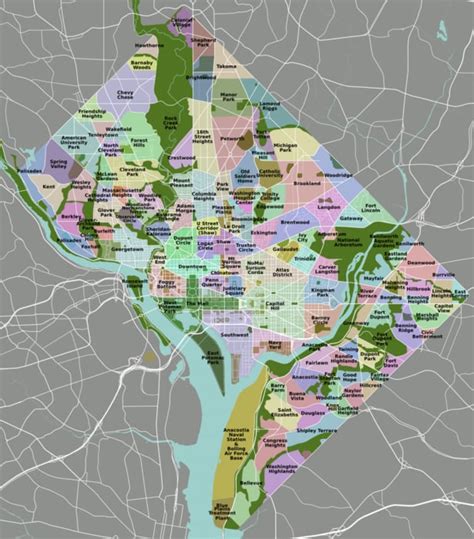 Washington Dc Maps The Tourist Map Of Dc To Plan Your Visit