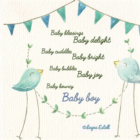 Baby Blessings Boy Seasonal Words With Layne Estell