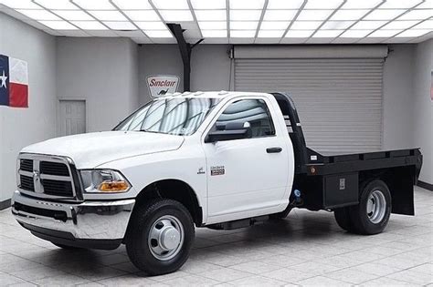 Our comprehensive coverage delivers all you need to know to make an informed tradesman 4dr crew cab lb (6.4l 8cyl 8a). 2011 Dodge Ram 3500 Diesel 4x4 Dually ST Flat Bed Hauler ...