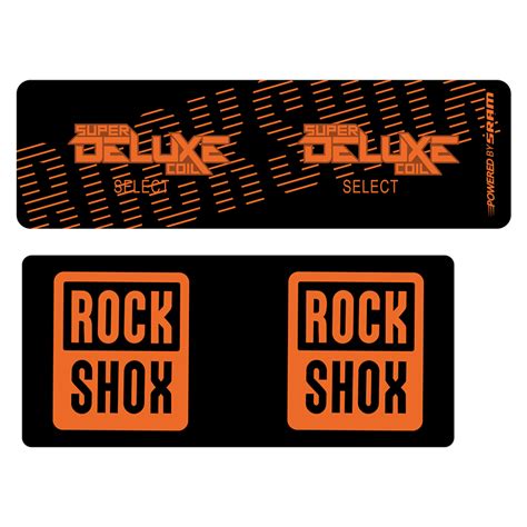 2020 Rockshox Super Deluxe Coil Select Rear Suspension Sticker For Mtb