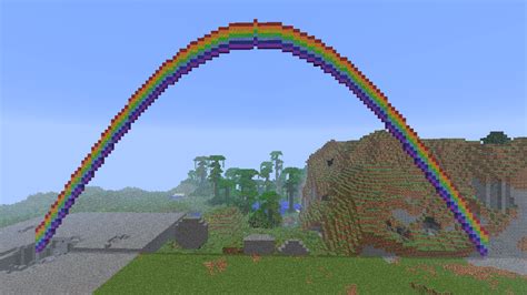 Minecraft Tutorial How To Make An Epic Glowing Rainbow Youtube E36