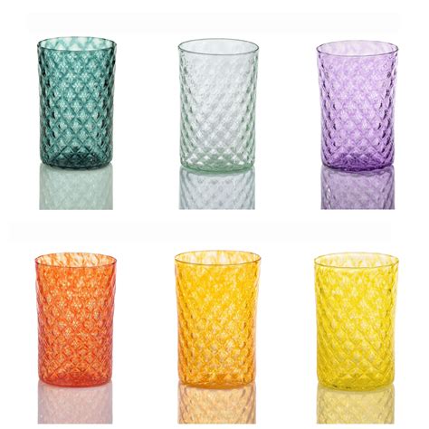 Mixed Mandala Drinking Glass Sets By 2bglass Art Glass Drinkware Artful Home Handblown
