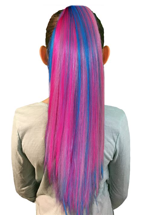 Rainbow Hair Extensions For Kids Rainbow Party Highlights Color Hair