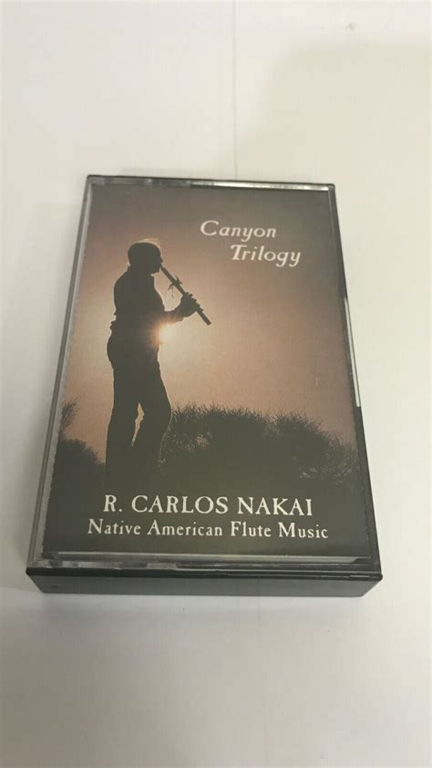 Canyon Trilogy R Carlos Nakai Cassette Native American Flute Music