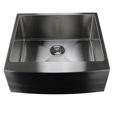 This product immediately adds contemporary farmhouse look to your space with its bowed apron and gunmetal. Nantucket Sinks Pro Series 24" x 22.5" Single Bowl ...