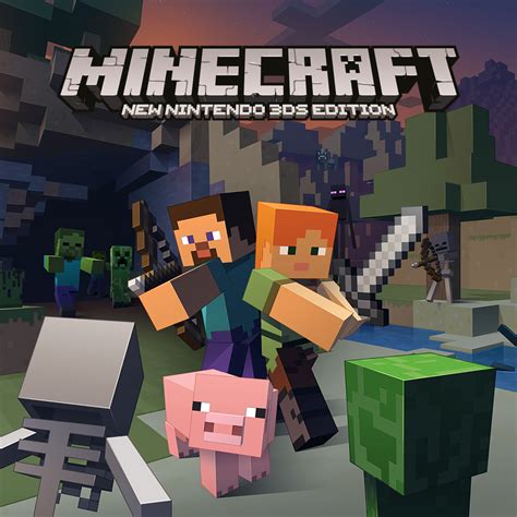 Minecraft es un juego de simulación y creación con gráficos pixelados. Minecraft: New Nintendo 3DS Edition | New Nintendo 3DS ...