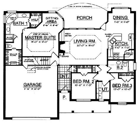 Maximize the comfort of your master suite by creating a bedroom sitting area in your new home. Master Bedroom With Sitting Area Floor Plan | Bedroom ...