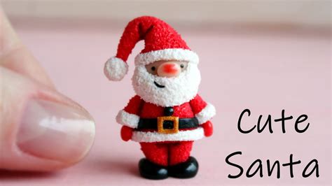Miniature Figurine Santa Claus🎅polymer Clay Tutorial Diy Миниатюрный