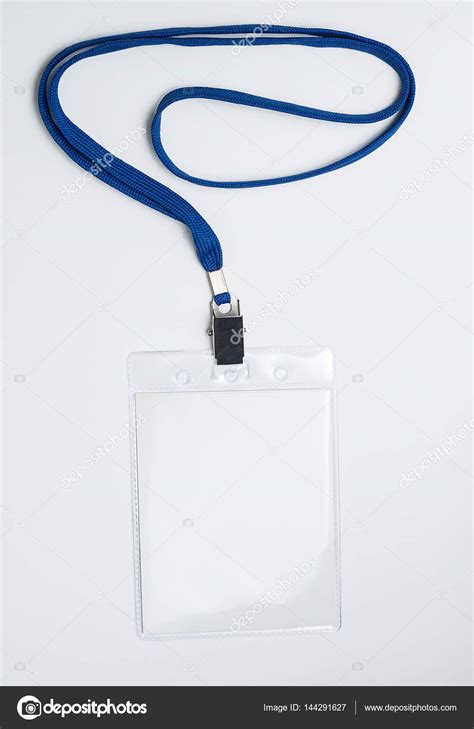 Lanyard And Badge Conference Badge Blank Badge Template In Plastic