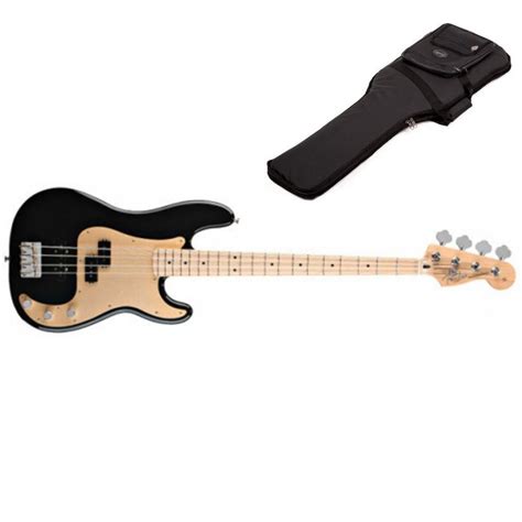 Fender Deluxe Active Precision Bass Special Black Maple Neck From
