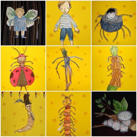 Wonderful Characters From Roald Dahls Book James And The Giant Peach