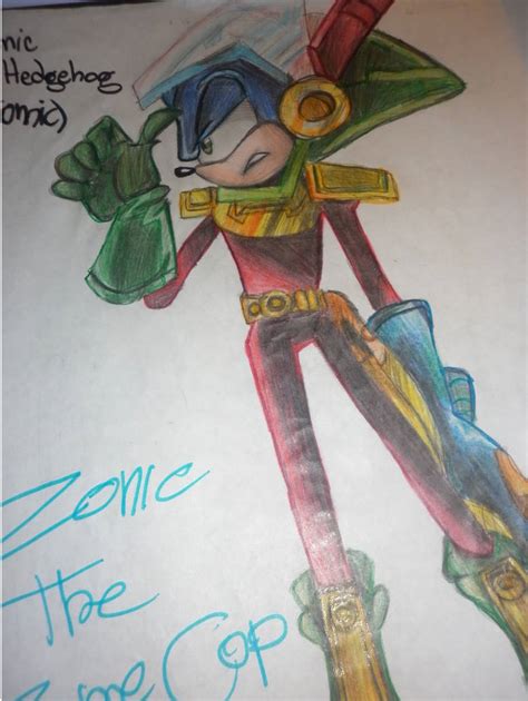 Sonic The Hedgehog Zonic The Zone Cop By Cncheckit On Deviantart