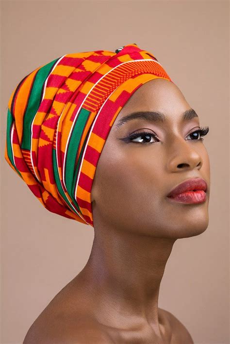 African Print Head Wrap African Beauty African Women African Art African Fashion African