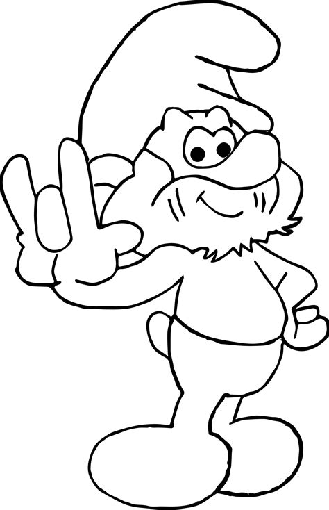 Famous Smurf Coloring Pages Online References