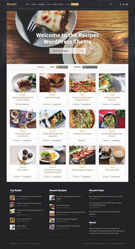 Best Food Wordpress Themes For Sharing Recipes Athemes Top Ai Hosting