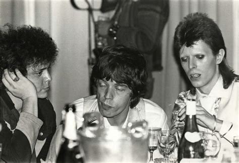 David Bowie Lou Reed E Mick Jagger Insieme Al Cafè Royal