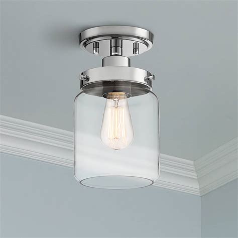 Modern ceiling light with white glass in bronze finish. Modern Ceiling Lights - Contemporary Close to Ceiling ...