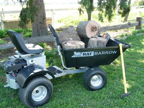 The Rat Barrow Is The Worlds First Ride On Motorized Wheelbarrow
