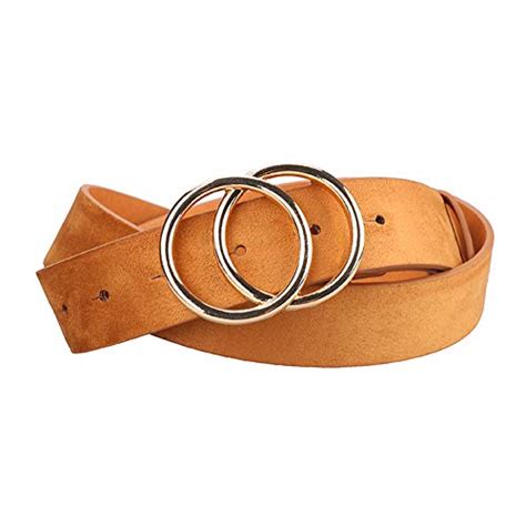 Earnda Women S Leather Belt Fashion Soft Faux Leather Waist Belts For