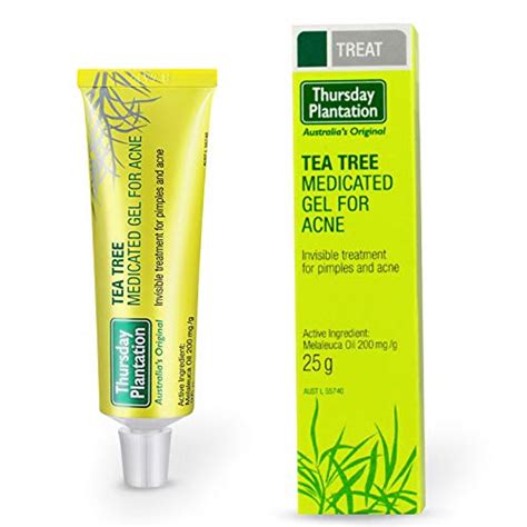 Thursday Plantation Tea Tree Medicated Gel For Acne Acne Removal Cream