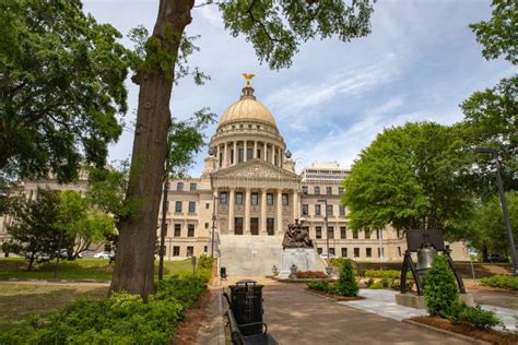 Mississippi State Capitol Building Jackson Ms Stock Photo Image Of