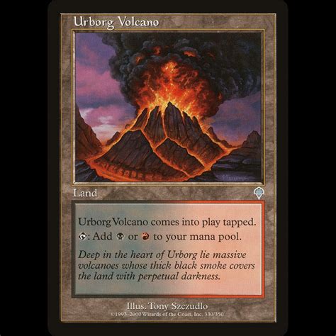 Mtg Urborg Volcano Invasion Pl Madtoyz