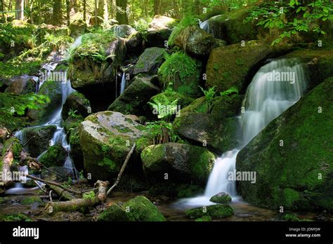 Gertelbach Waterfalls Black Forest Germany Stock Photo Alamy