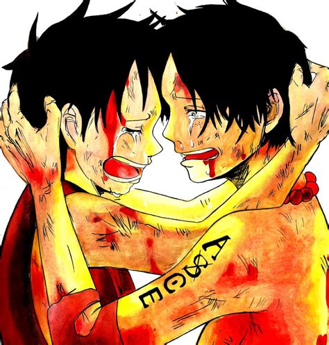 Luffy And Ace By Madziulkabr On Deviantart