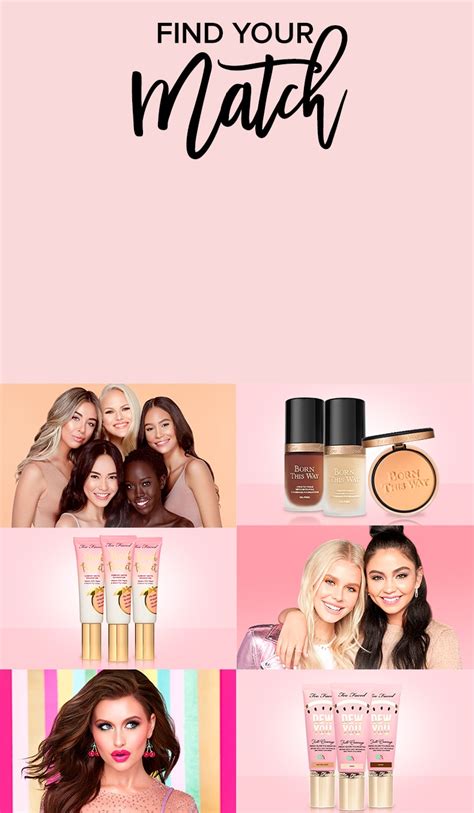 Foundation Match Find Your Foundation Shade Toofaced