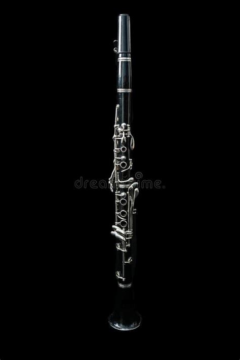 Full View Of A Clarinet Standing Stock Image Image Of Detailed