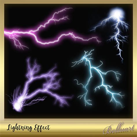 Lightning Effect Overlays Lightning Photo Overlays Etsy