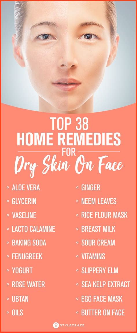 38 Home Remedies To Get Rid Of Dry Skin On The Face Dry Skin On Face