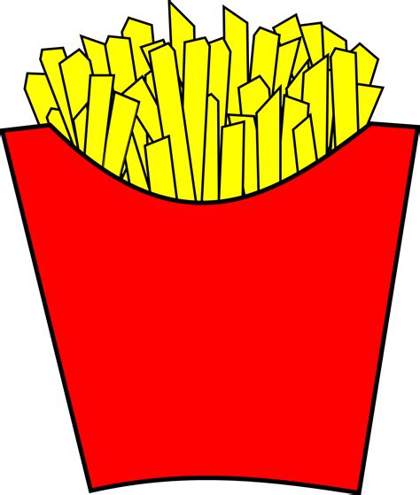 French Fries Clipart Mcdonalds French Fries Png Cartoon Transparent