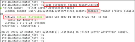 How To Install And Configure Telnet In Centos Its Linux Foss