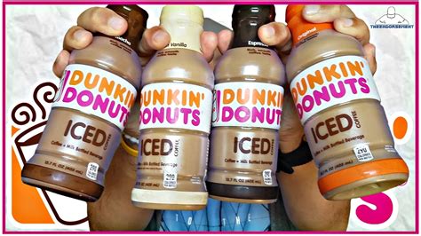 · all of dunkin ' donuts ' iced coffee flavors , ranked. DUNKIN DONUTS® | BOTTLED ICED COFFEE REVIEW | ALL 4 NEW ...